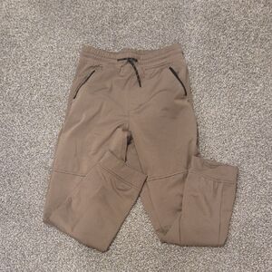 Children's Brown Joggers with Black Details